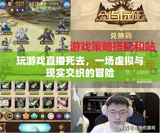 游戲直播中的生死冒險，虛擬與現(xiàn)實的交織