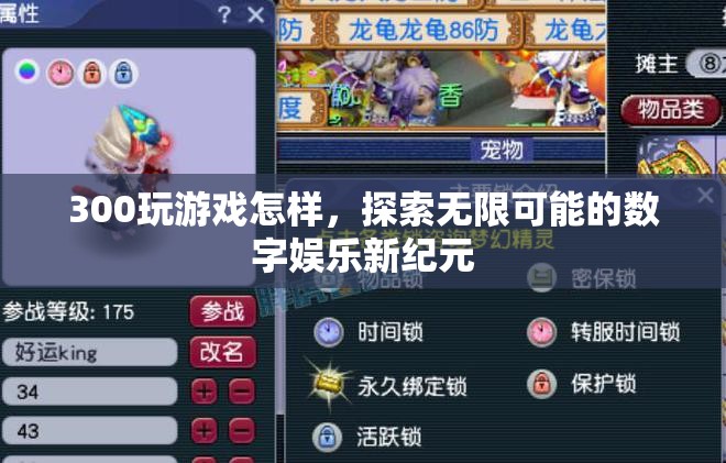 探索無限可能的數(shù)字娛樂新紀元，300玩游戲體驗