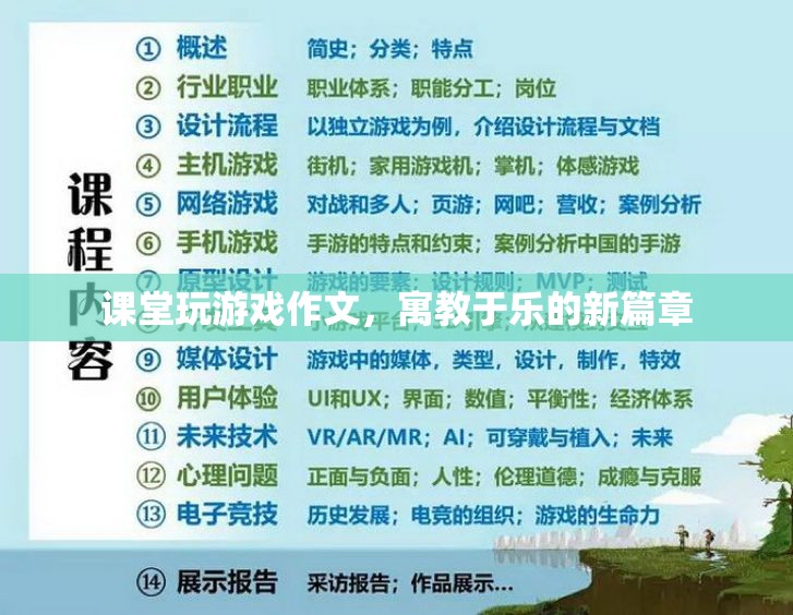 寓教于樂新篇章，課堂玩游戲作文