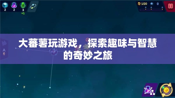 大蕃薯的奇妙智慧之旅，探索游戲趣味與智慧