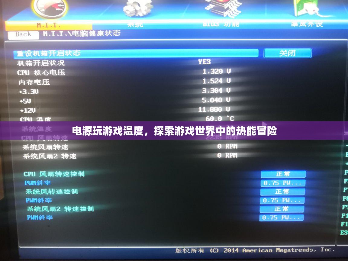游戲世界中的熱能冒險，電源玩游戲溫度揭秘