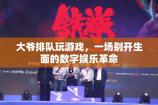 大爺排隊玩游戲，數(shù)字娛樂革命新篇章