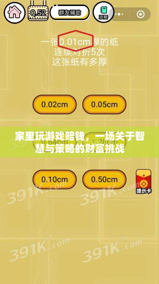 智慧與策略的財(cái)富挑戰(zhàn)，家里玩游戲賠錢(qián)