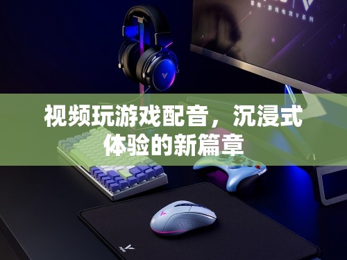 視頻游戲配音，開啟沉浸式體驗新篇章