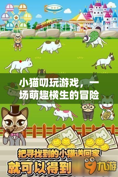 小貓叨玩游戲，萌趣橫生的冒險之旅