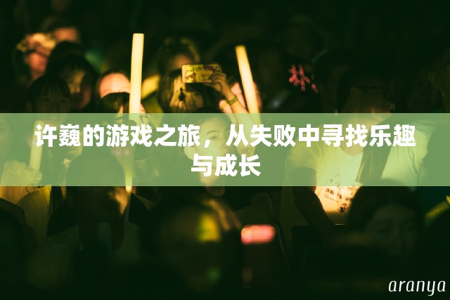 許巍，從失敗中汲取樂(lè)趣，游戲之旅見(jiàn)證成長(zhǎng)