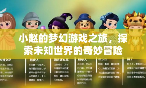 小趙的夢(mèng)幻游戲之旅，探索未知世界的奇妙冒險(xiǎn)
