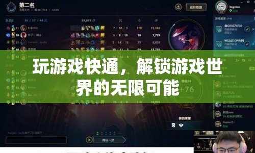 解鎖游戲世界的無限可能，游戲快通助你暢游