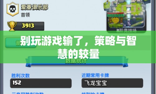 游戲背后的較量，策略與智慧的碰撞