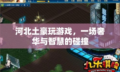 河北土豪游戲盛宴，奢華與智慧的碰撞