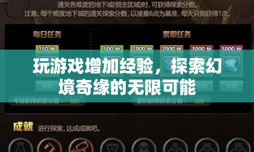 幻境奇緣，探索無限可能的冒險之旅