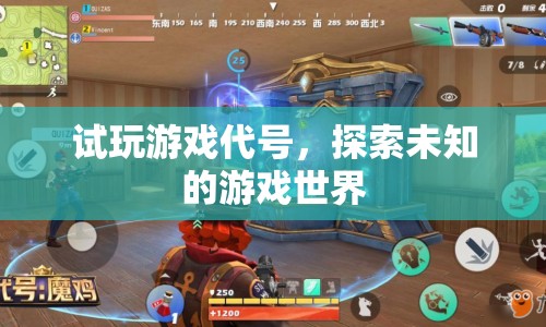 代號(hào)探索未知游戲世界，試玩體驗(yàn)開(kāi)啟！