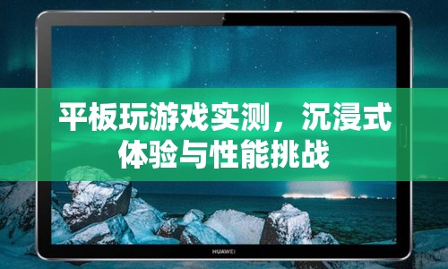 平板游戲?qū)崪y，沉浸式體驗與性能挑戰(zhàn)全解析
