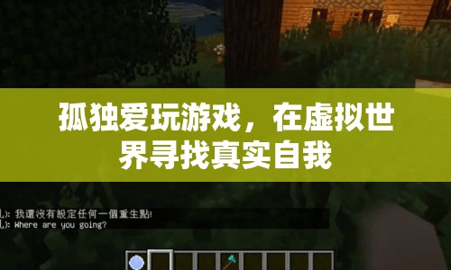 孤獨者沉迷游戲，在虛擬世界尋找真實自我