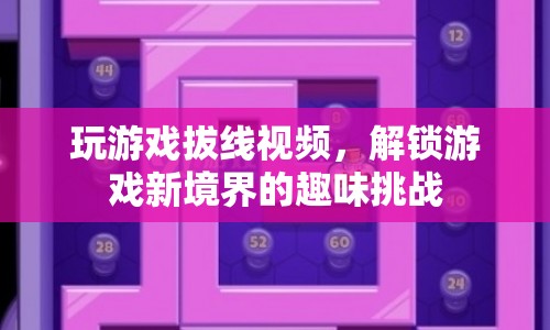 解鎖游戲新境界，拔線挑戰(zhàn)趣味無限