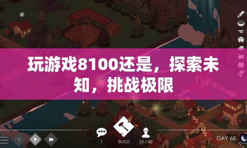 挑戰(zhàn)極限，探索未知與游戲8100的冒險(xiǎn)之旅
