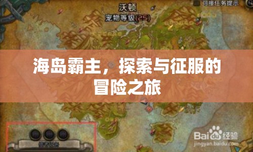 海島霸主，探索與征服的傳奇之旅