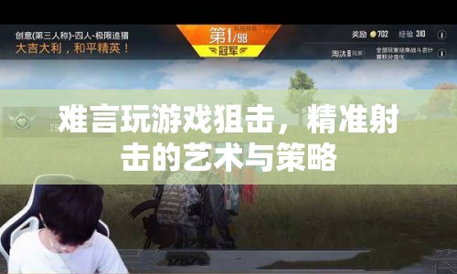 精準(zhǔn)射擊的藝術(shù)與策略，難言玩游戲狙擊