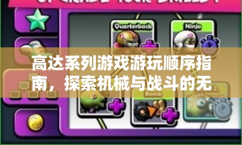 高達(dá)系列游戲游玩順序指南，解鎖機(jī)械與戰(zhàn)斗的無限可能