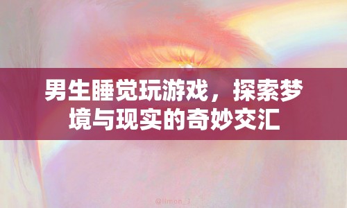 男生夢(mèng)中玩游戲，夢(mèng)境與現(xiàn)實(shí)的奇妙交匯