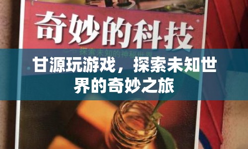 甘源游戲，探索未知世界的奇妙之旅
