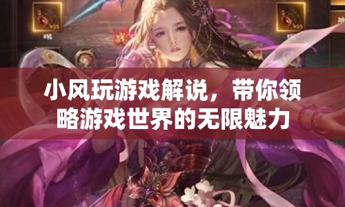 小風(fēng)游戲解說，探索游戲世界的無限魅力