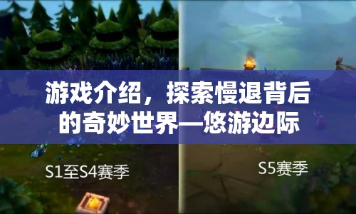 悠游邊際，探索慢退背后的奇妙世界
