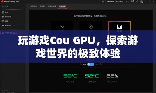 雙GPU加持，探索游戲世界的極致體驗