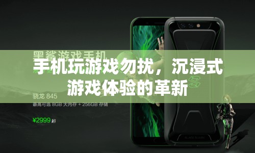 沉浸式游戲體驗，手機游戲的革新與勿擾體驗