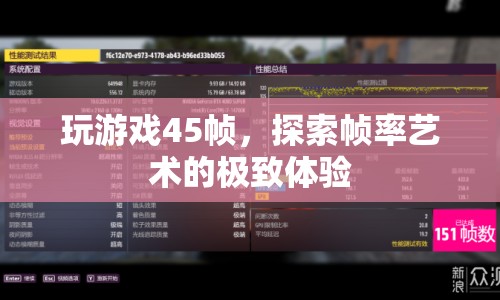 探索幀率藝術(shù)的極致體驗，45幀的極致游戲體驗