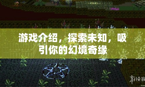 幻境奇緣，探索未知，開啟你的冒險(xiǎn)之旅