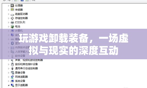 虛擬與現(xiàn)實(shí)的深度互動(dòng)，玩游戲卸載裝備