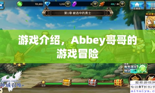 Abbey哥哥的游戲冒險(xiǎn)之旅