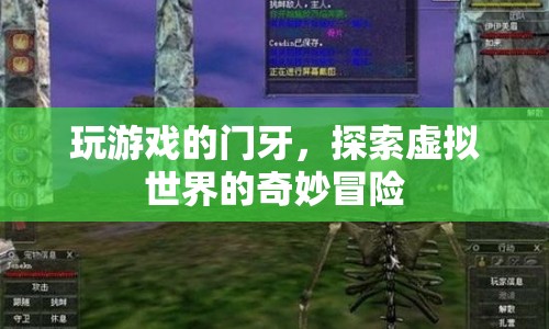 探索虛擬世界的奇妙冒險(xiǎn)，玩游戲的門(mén)牙