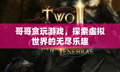 哥哥沉迷虛擬世界，探索游戲樂趣的無限可能