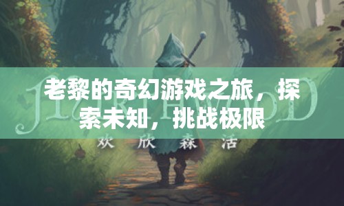 老黎的奇幻冒險(xiǎn)，探索未知，挑戰(zhàn)極限