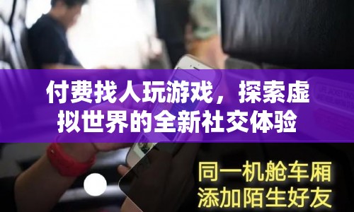 付費(fèi)找人玩游戲，探索虛擬世界的全新社交體驗(yàn)