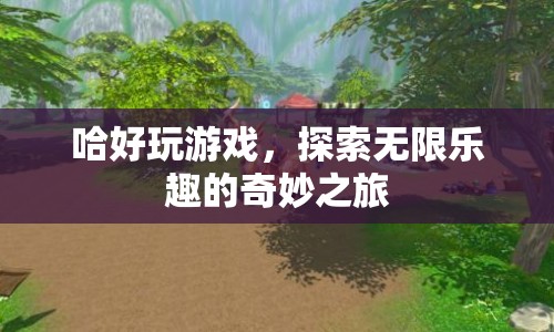 探索無限樂趣，哈好玩游戲的奇妙之旅