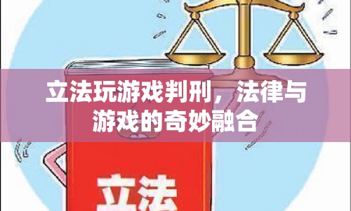 法律與游戲的奇妙融合，立法玩游戲判刑