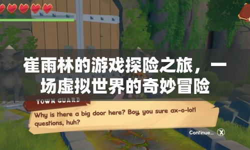 崔雨林游戲探險，虛擬世界的奇妙冒險之旅