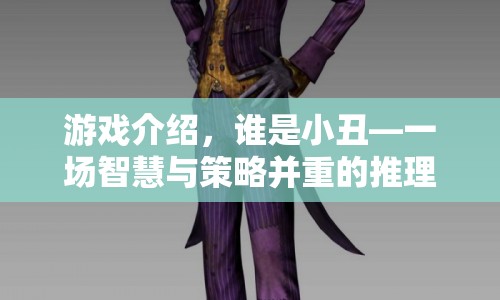 誰(shuí)是小丑智慧與策略并重的推理盛宴