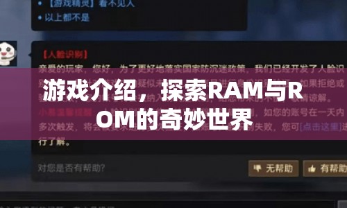 探索RAM與ROM的奇妙世界，游戲介紹
