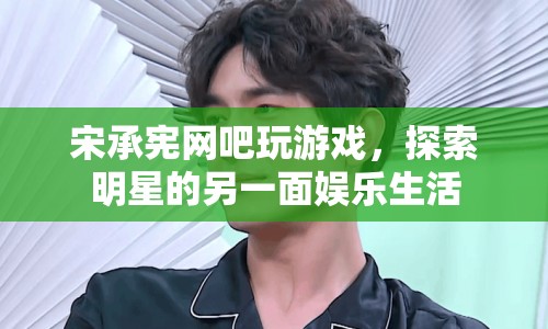 宋承憲網(wǎng)吧玩游戲，揭秘明星的娛樂(lè)生活另一面