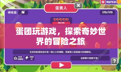 蛋團探索奇妙世界，一場冒險之旅