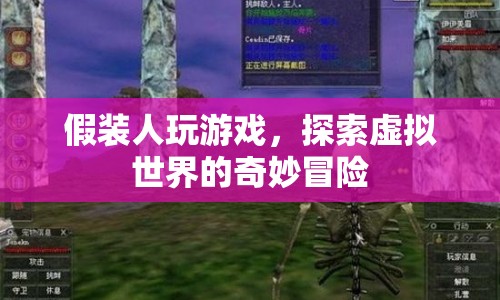 假裝人玩游戲，探索虛擬世界的奇妙冒險(xiǎn)