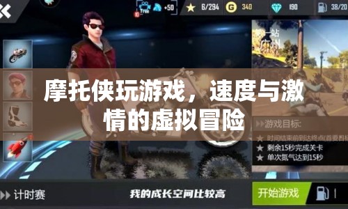 摩托俠，虛擬冒險中的速度與激情