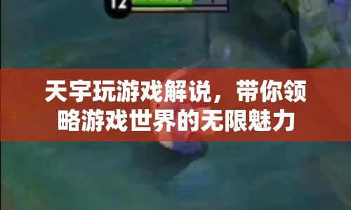 天宇玩游戲解說，探索游戲世界的無限魅力
