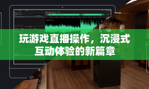 沉浸式互動(dòng)體驗(yàn)，玩游戲直播操作開(kāi)啟新篇章