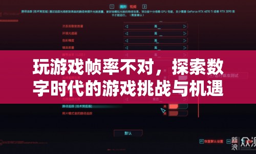 數(shù)字時代下的游戲挑戰(zhàn)與機遇，探索幀率問題