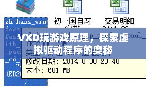 VXD游戲原理，揭秘虛擬驅(qū)動(dòng)程序的奧秘